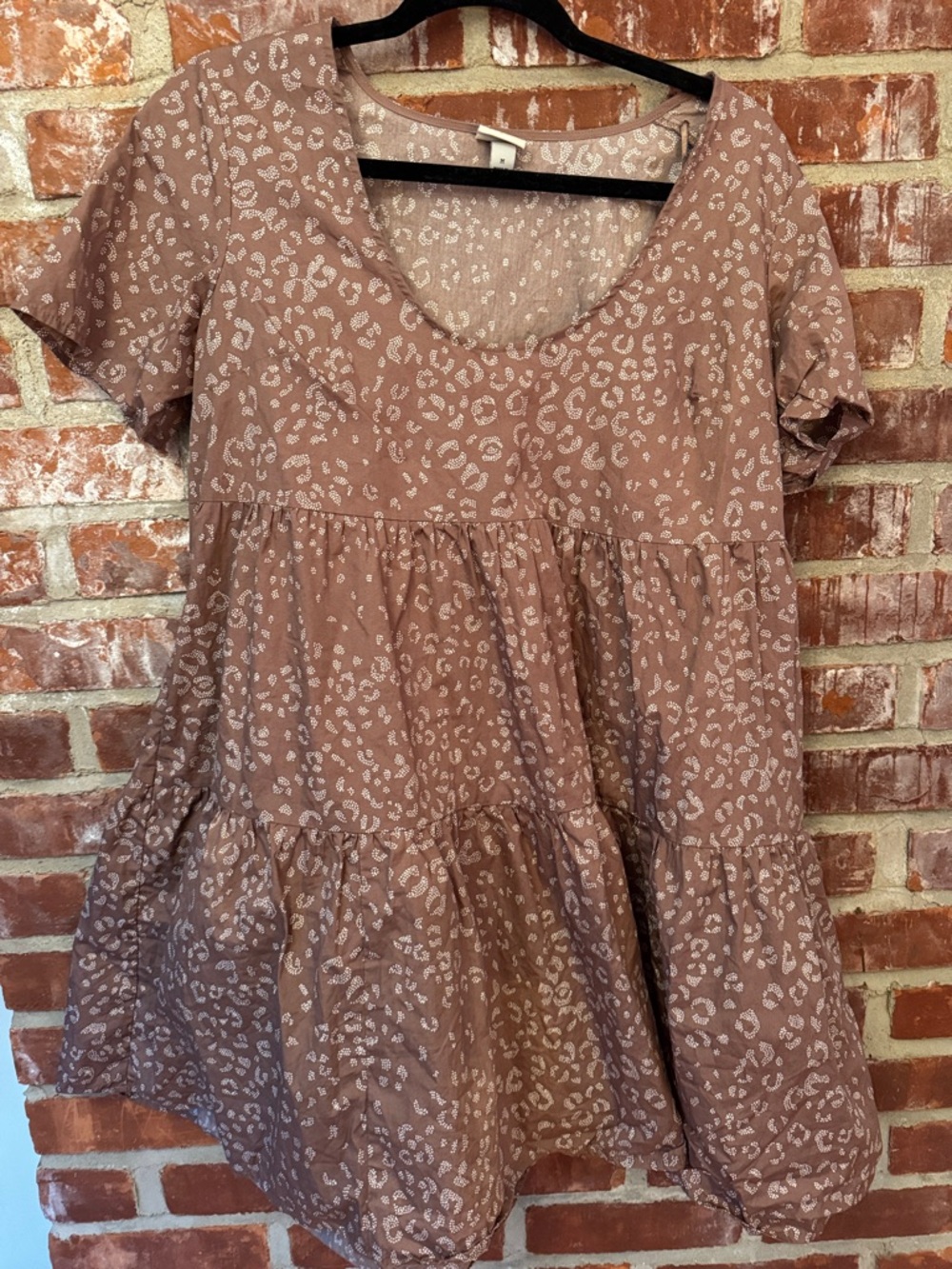 A New Day Mauve Tunic with Subtle Dot-Print